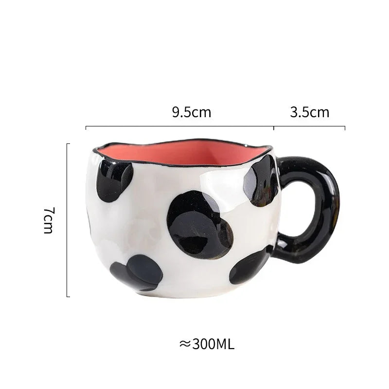 Caneca de Cerâmica Artesanal Modelo Dreams 300ml – Pintada à Mão