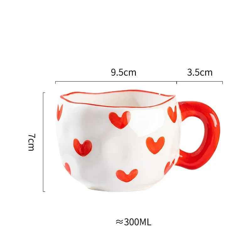 Caneca de Cerâmica Artesanal Modelo Dreams 300ml – Pintada à Mão